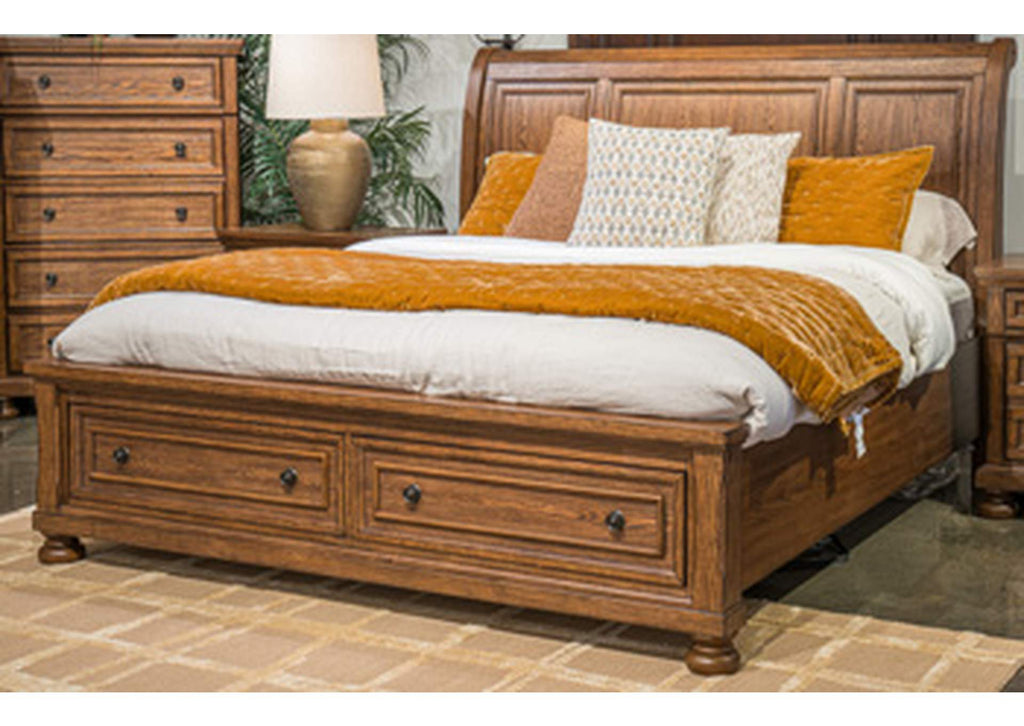 Zackaryn Queen Sleigh Storage Bed