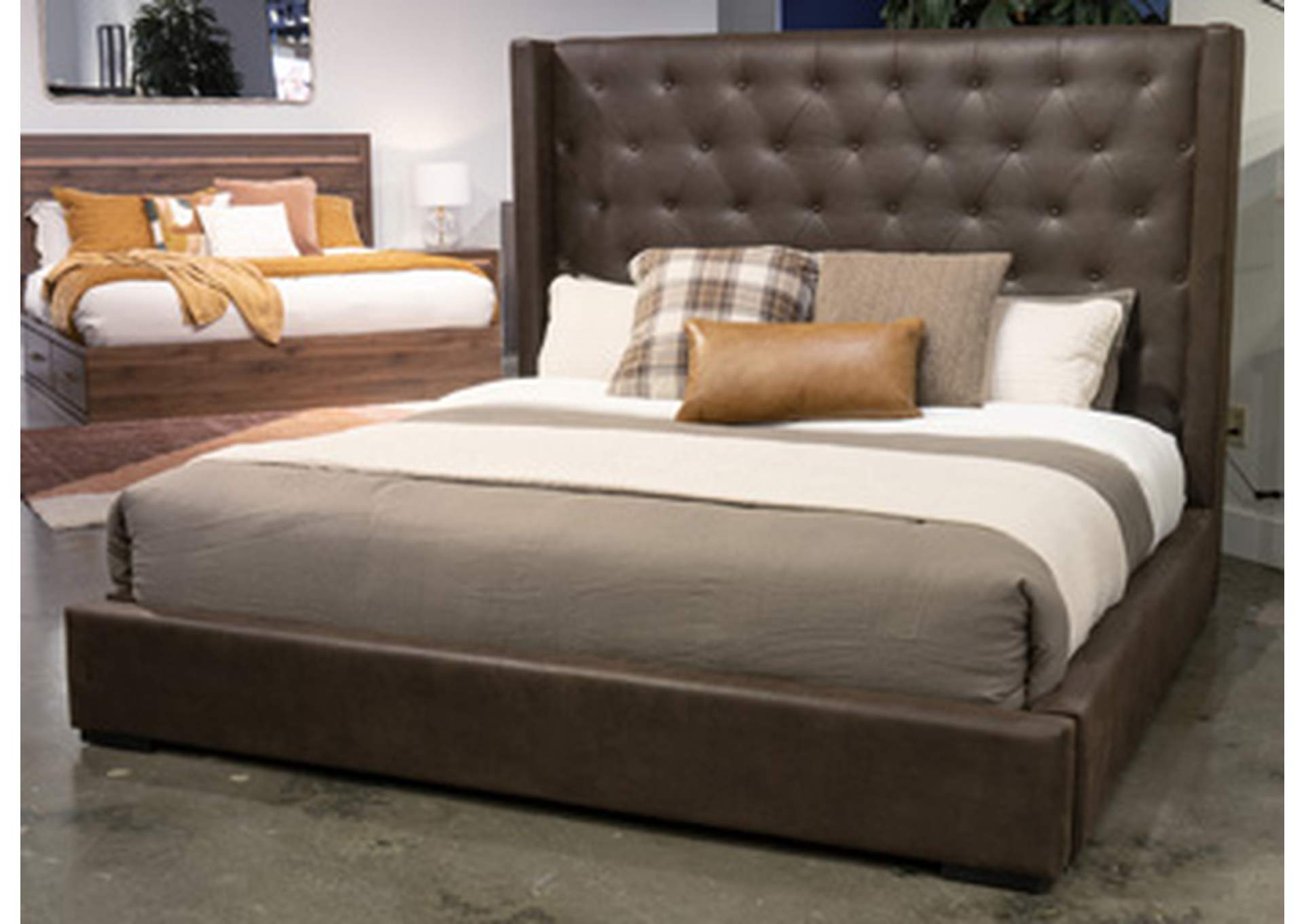 Lavernty Queen Upholstered Storage Bed