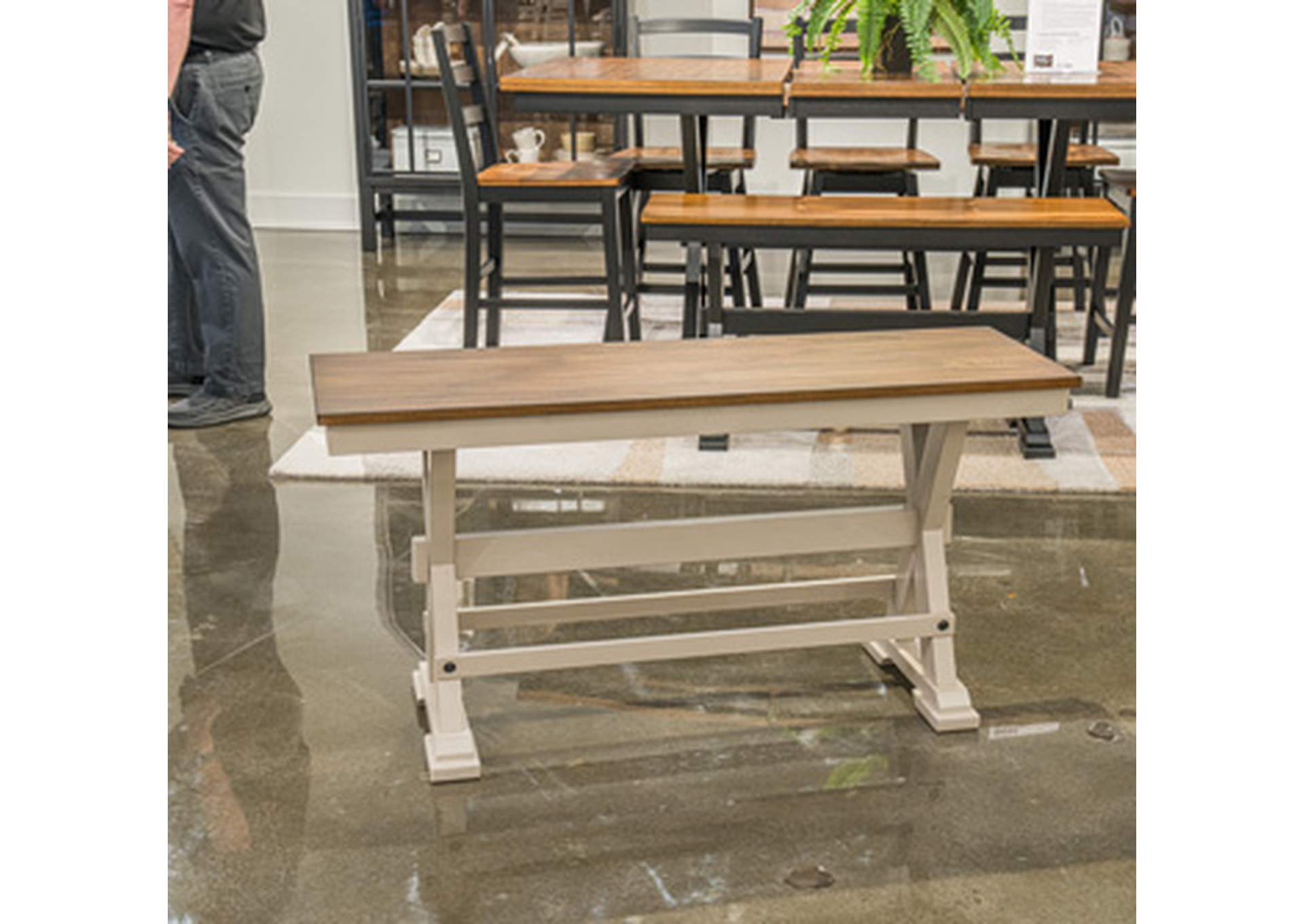 Brinfern 48" Counter Height Bench