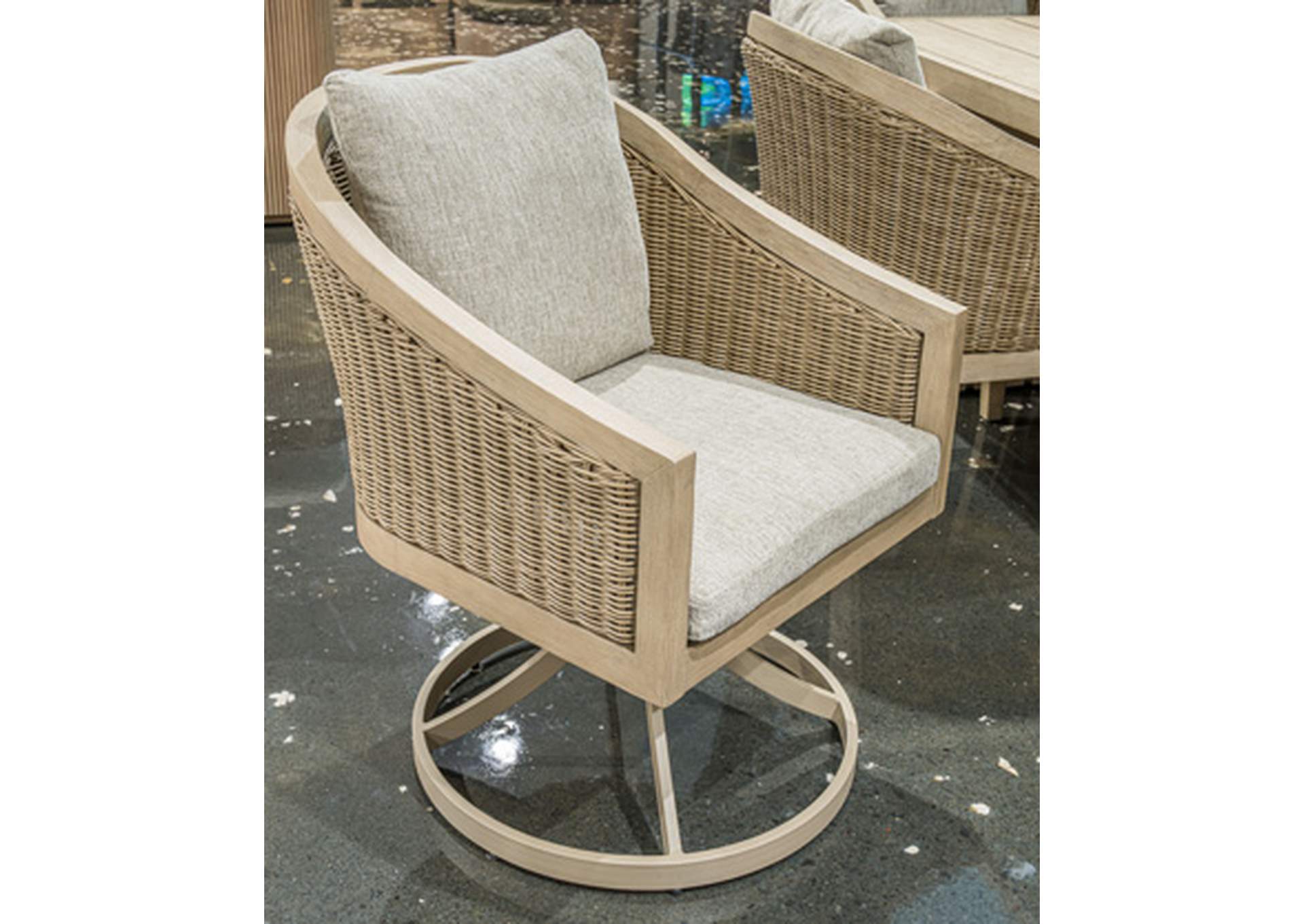 Thunder Trails Outdoor Swivel Chair (Set of 2)
