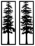 Bondwell Indoor/Outdoor Wall Decor (Set of 2) in Black
