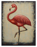 Finnridge Indoor/Outdoor Wall Decor in Pink/Beige/Black