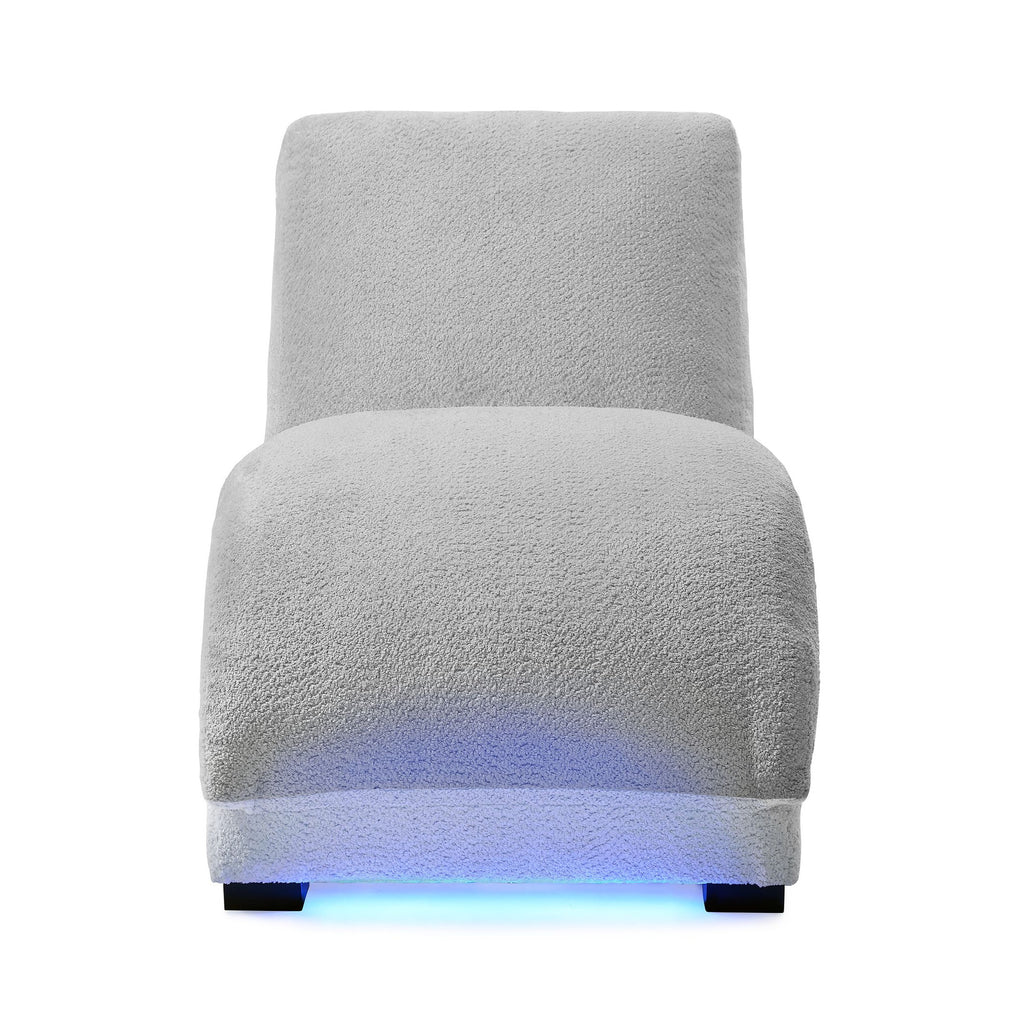 Nori Chaise With Heat Massage, Usbc, Led In Glam Fog