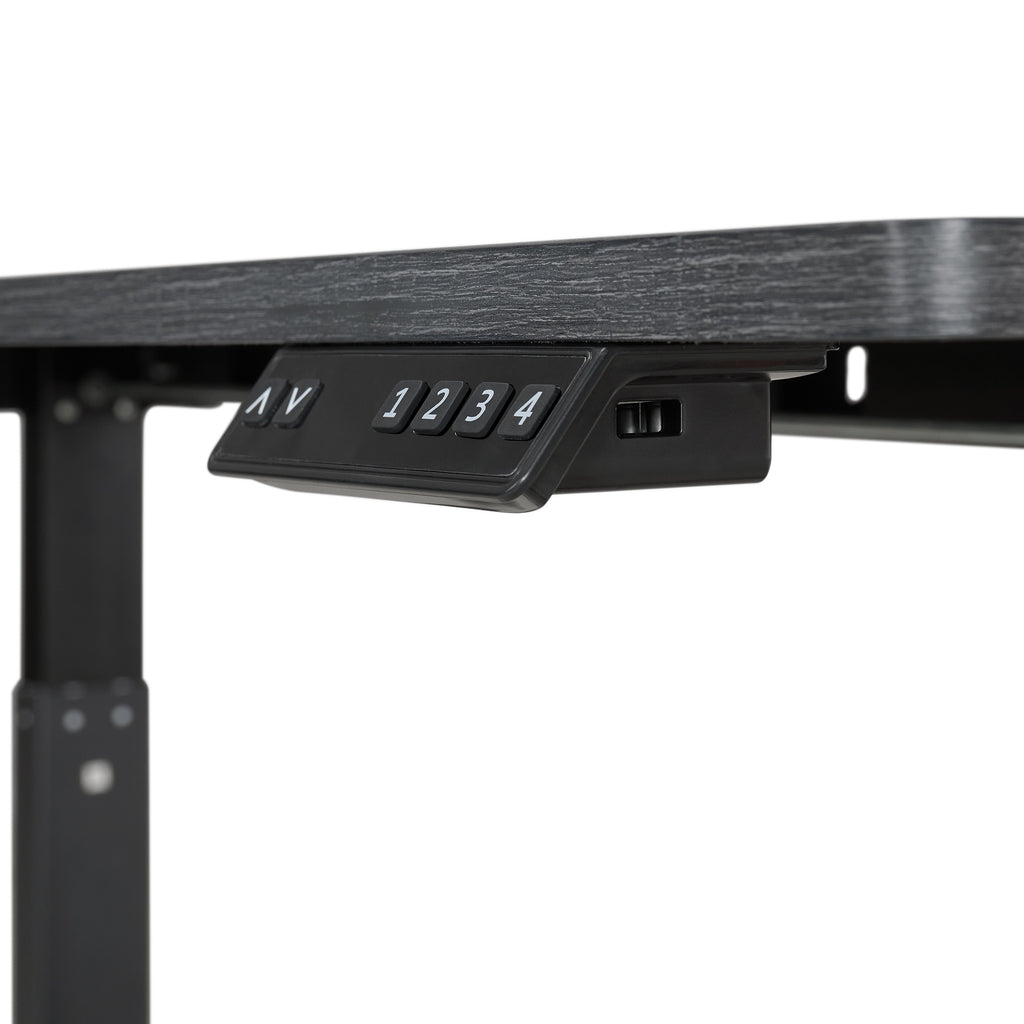 Oakland Adjustable Desk In Black - 3A Packing