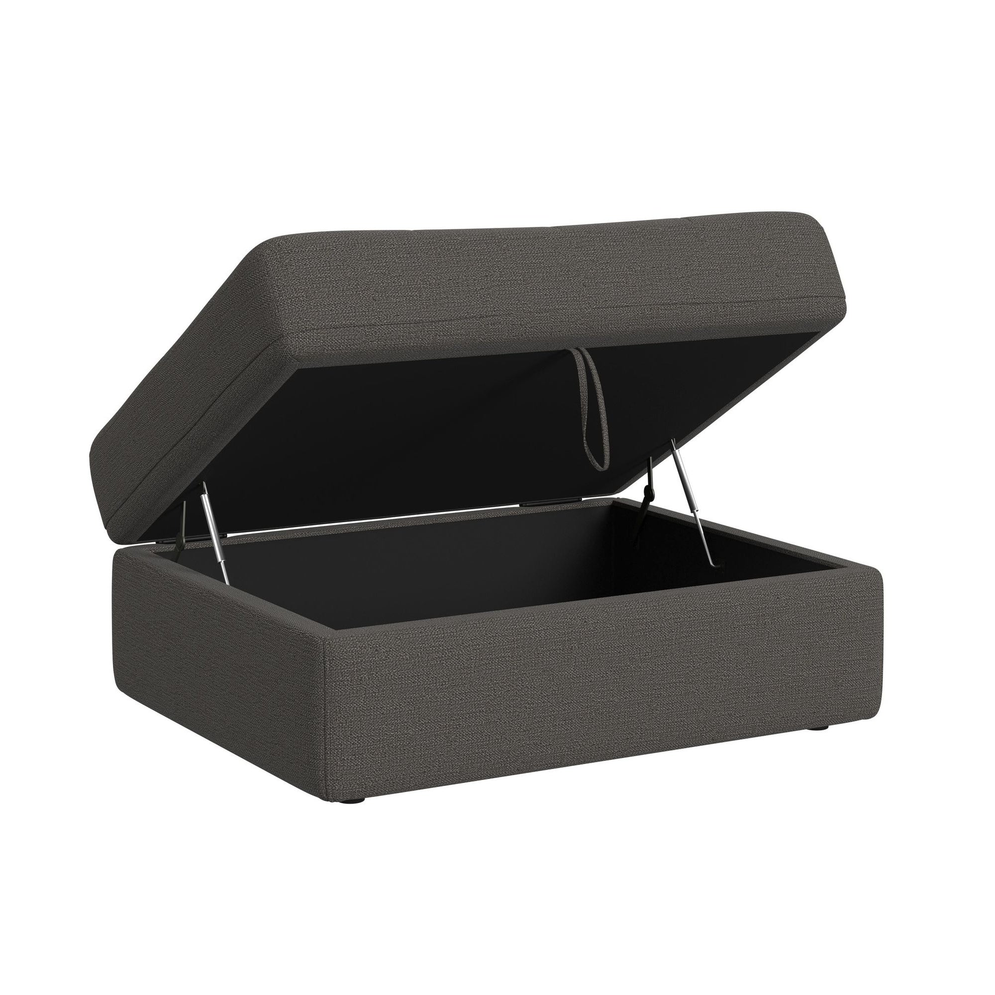 Options One Storage Ottoman In Palmer Plus Ash