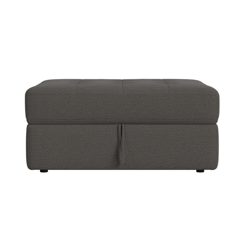 Options One Storage Ottoman In Palmer Plus Ash