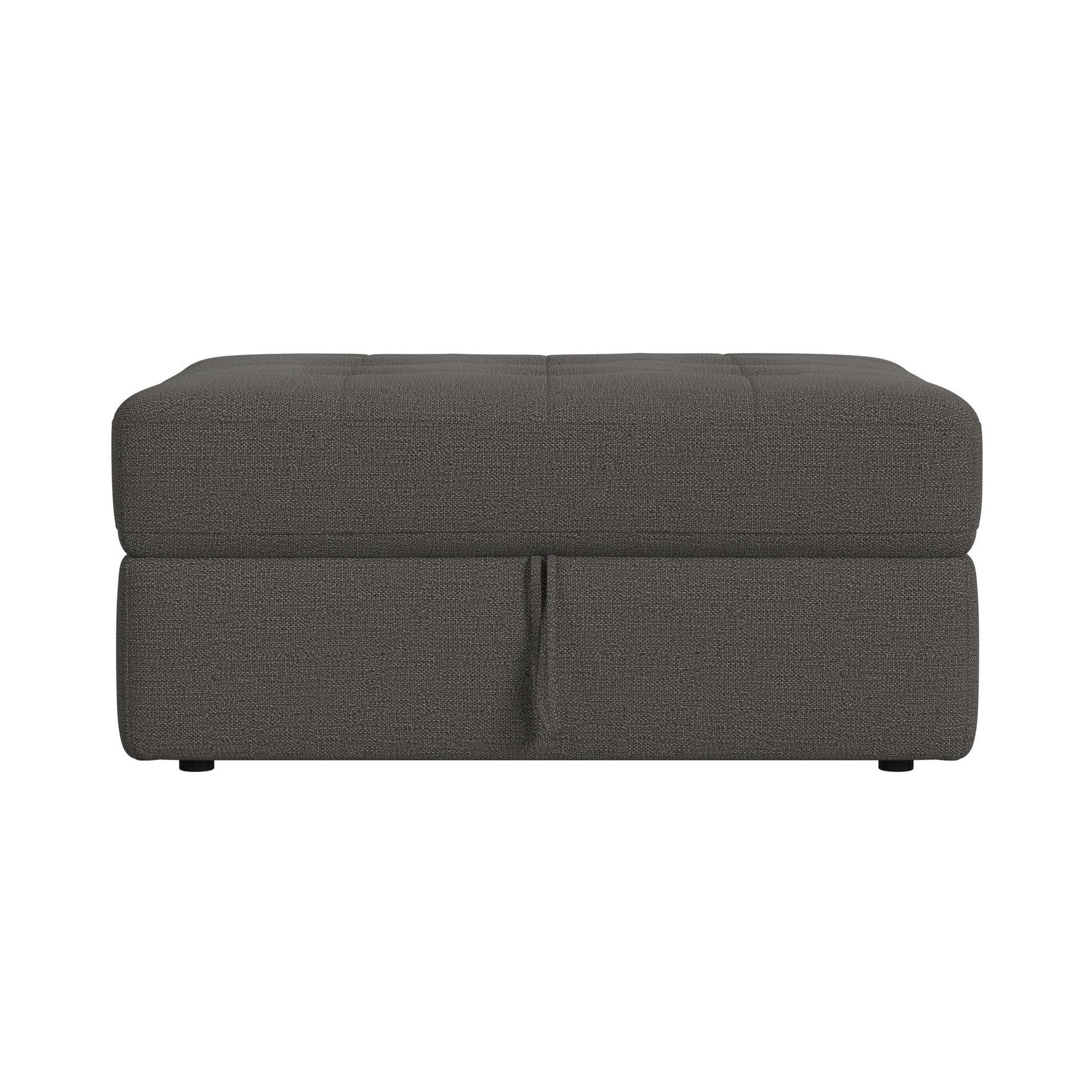 Options One Storage Ottoman In Palmer Plus Ash