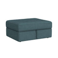Options One Storage Ottoman In Palmer Plus Teal