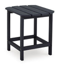 Sundown Treasure End Table in Black, angle view