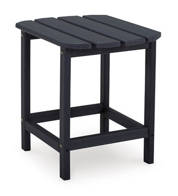 Sundown Treasure End Table in Black, angle view