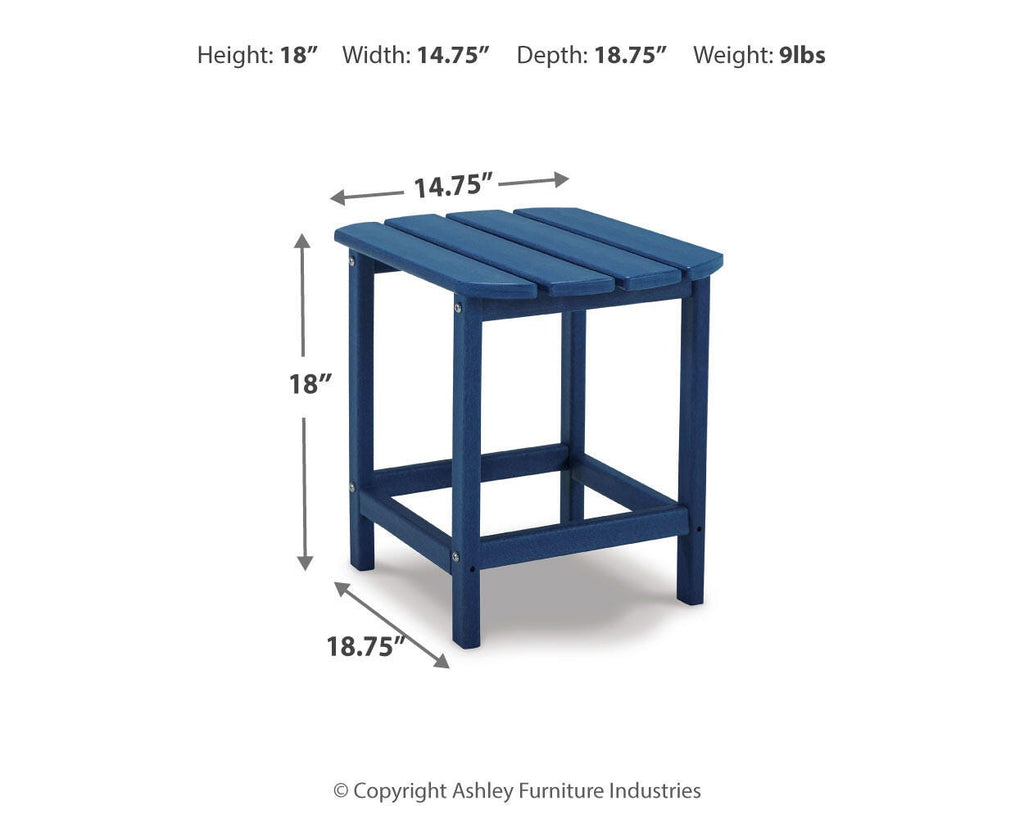 Sundown Treasure End Table in Blue, alternate view 7