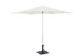 Spring Palms 10' Commercial Umbrella in White, open view