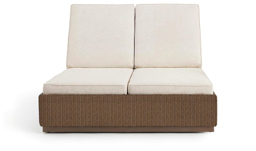 Alabaster Outdoor Double Lounge with Cushion alternate view