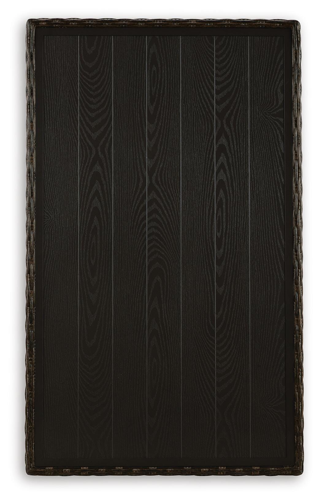Brook Ranch Outdoor Multi-use Table in Brown, top view