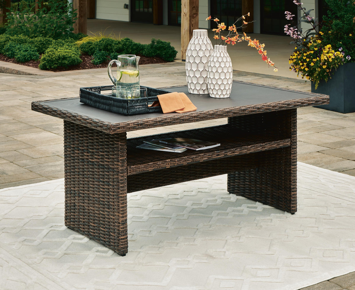 Brook Ranch Outdoor Multi-use Table in Brown, alternate view 3