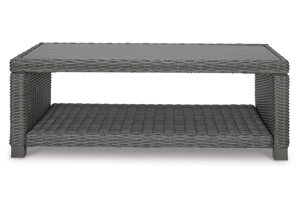 Elite Park Outdoor Coffee Table with 2 End Tables front view