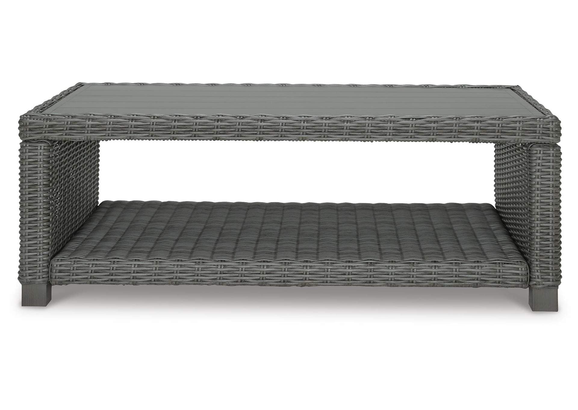 Elite Park Outdoor Coffee Table with 2 End Tables front view