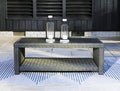 Elite Park Outdoor Coffee Table in Gray