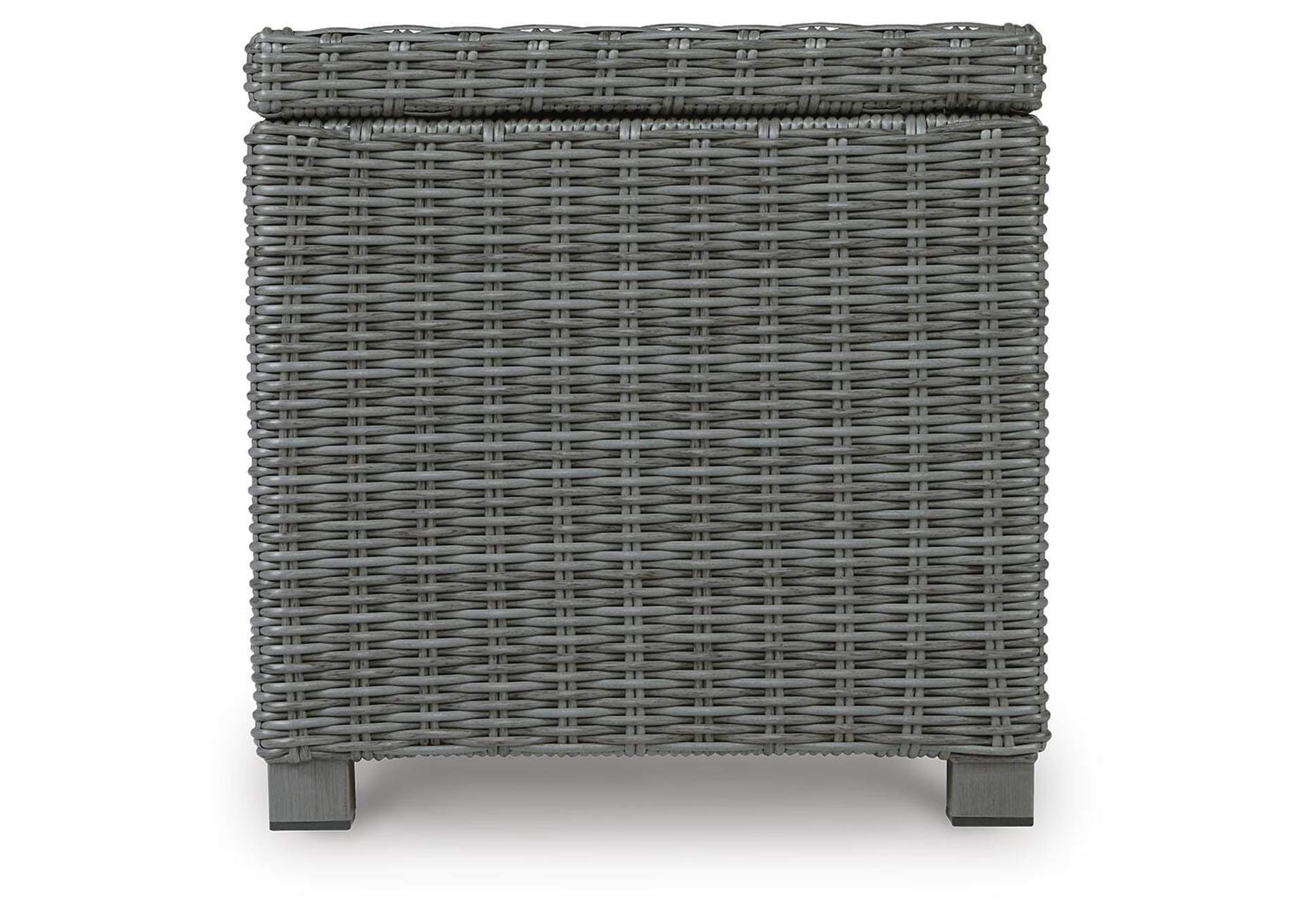 Elite Park Outdoor Coffee Table with 2 End Tables side view