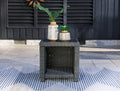 Elite Park Outdoor End Table in Gray