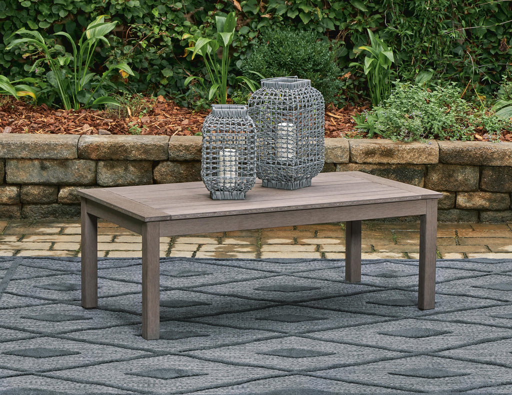 Hillside Barn Outdoor Coffee Table in Brown, alternate view 3