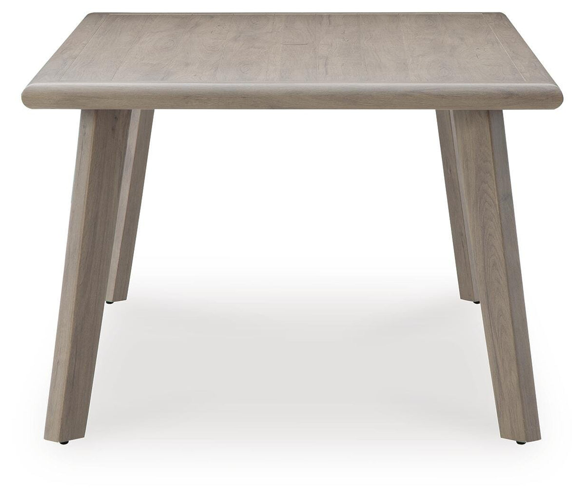 Cliff Trails Outdoor Dining Table in Beige, side view