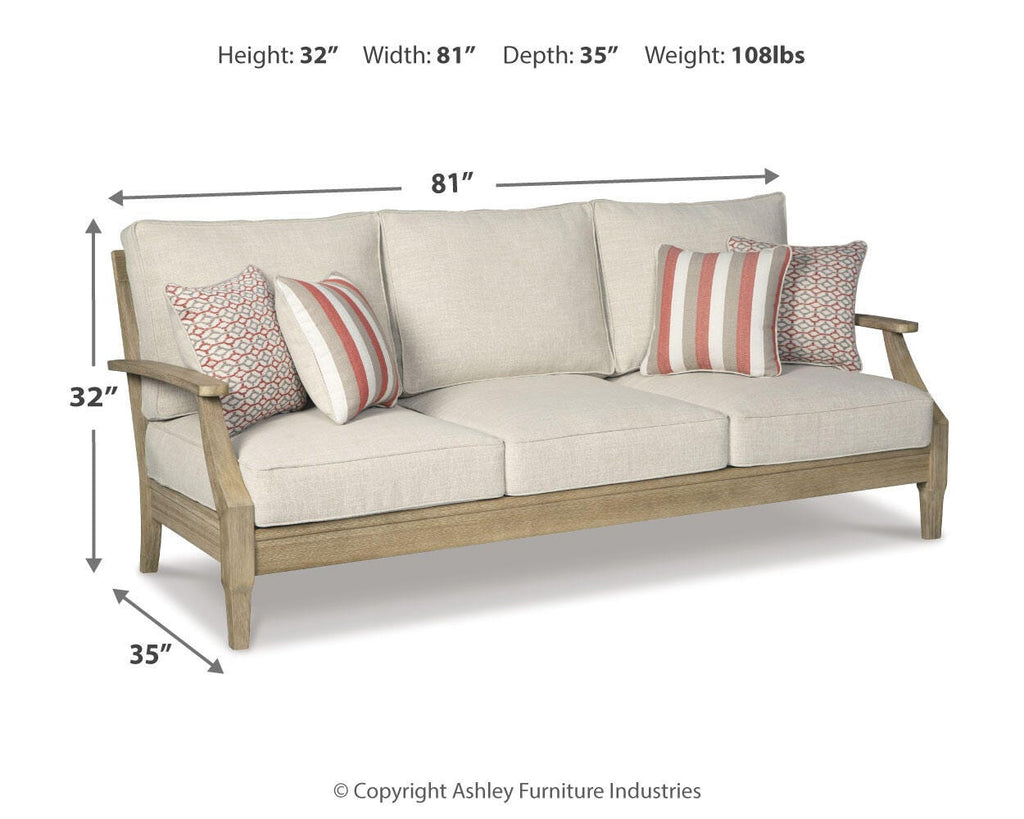 Clare View Sofa with Cushion in Beige, alternate view 5