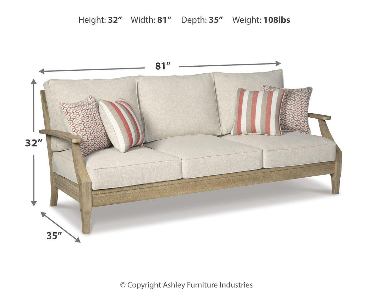Clare View Sofa with Cushion in Beige, alternate view 5