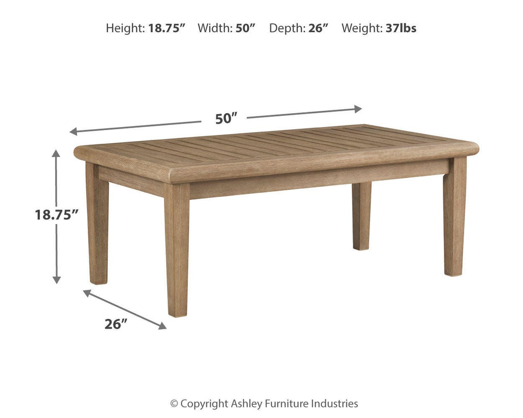 Gerianne Coffee Table in Grayish Brown, alternate view 5