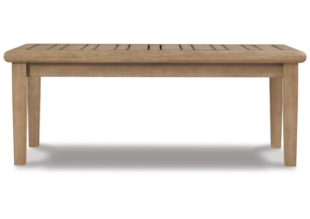 Gerianne Outdoor Coffee Table with 2 End Tables front view