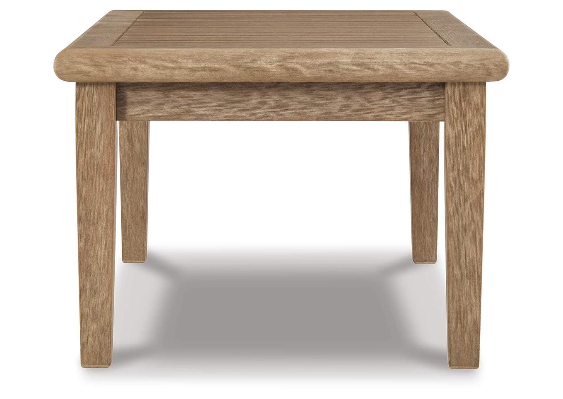 Gerianne Outdoor Coffee Table with 2 End Tables side view