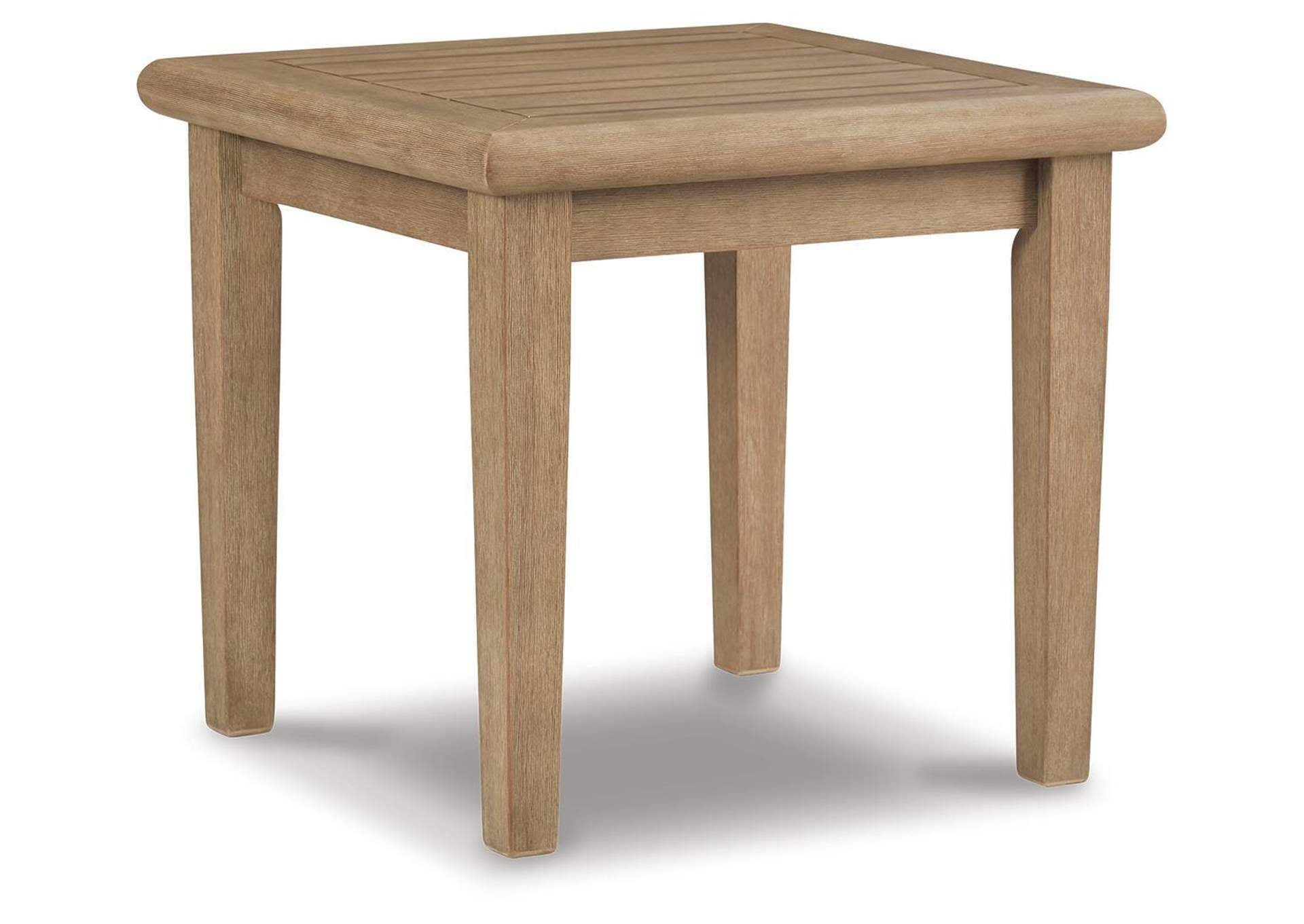 Gerianne Outdoor Coffee Table with 2 End Tables angled view