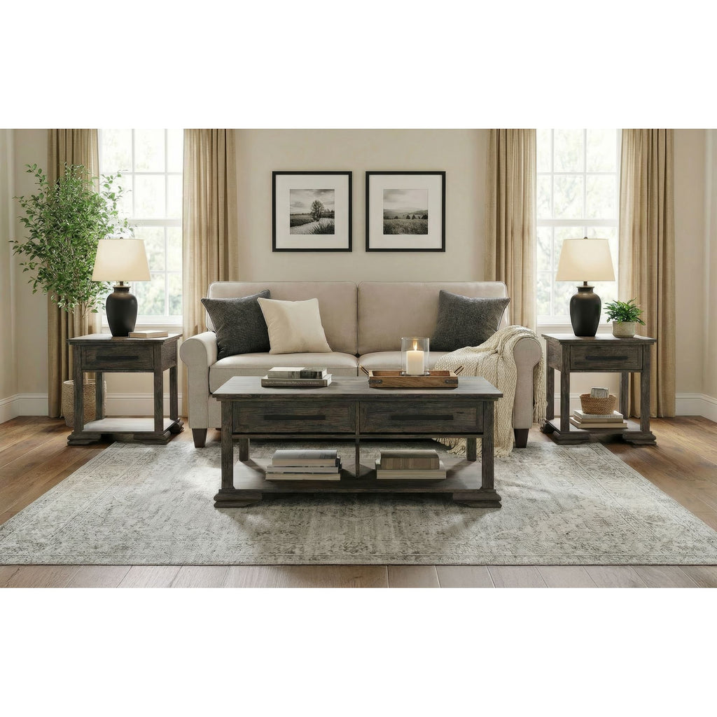 Park Ridge Coffee Table In Charcoal