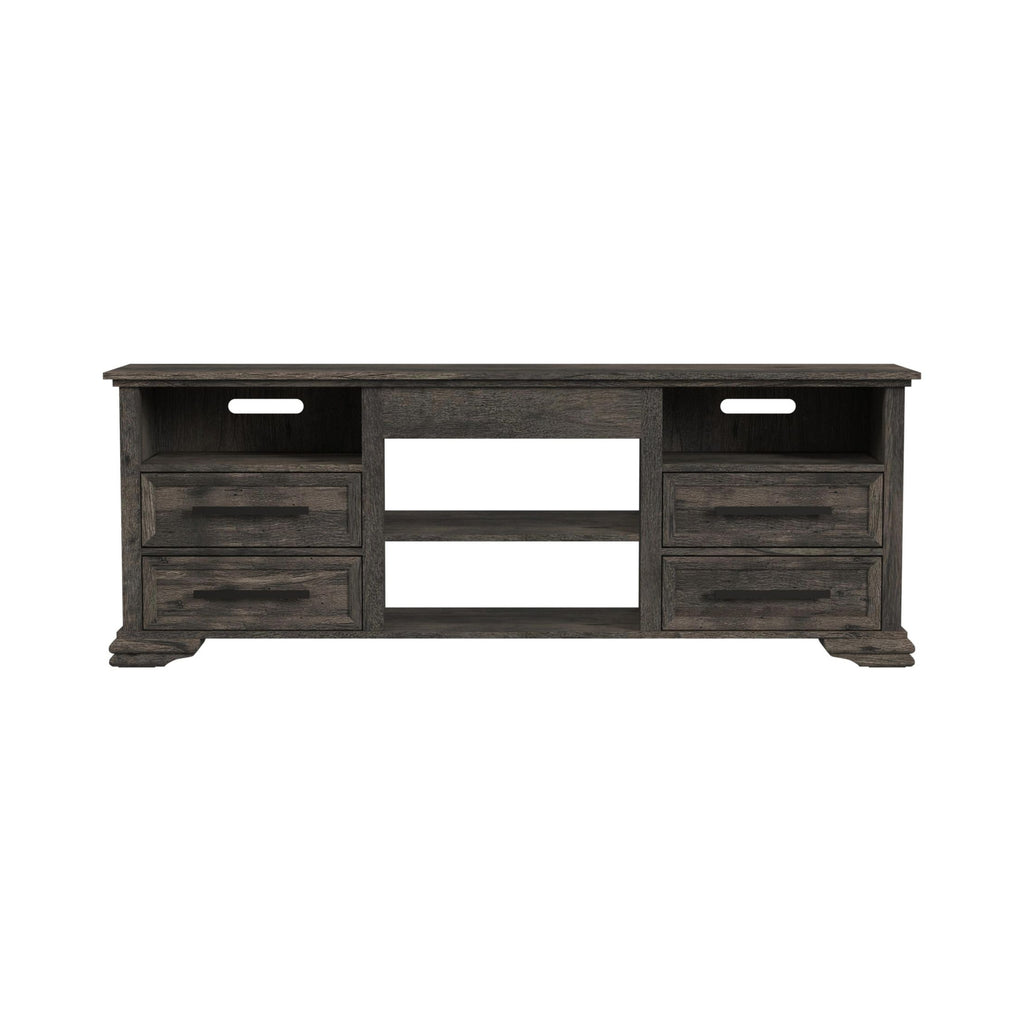 Park Ridge 71'' Tv Console Without Fireplace Insert In Charcoal