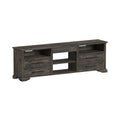 Park Ridge 82'' Tv Console Without Fireplace Insert In Charcoal