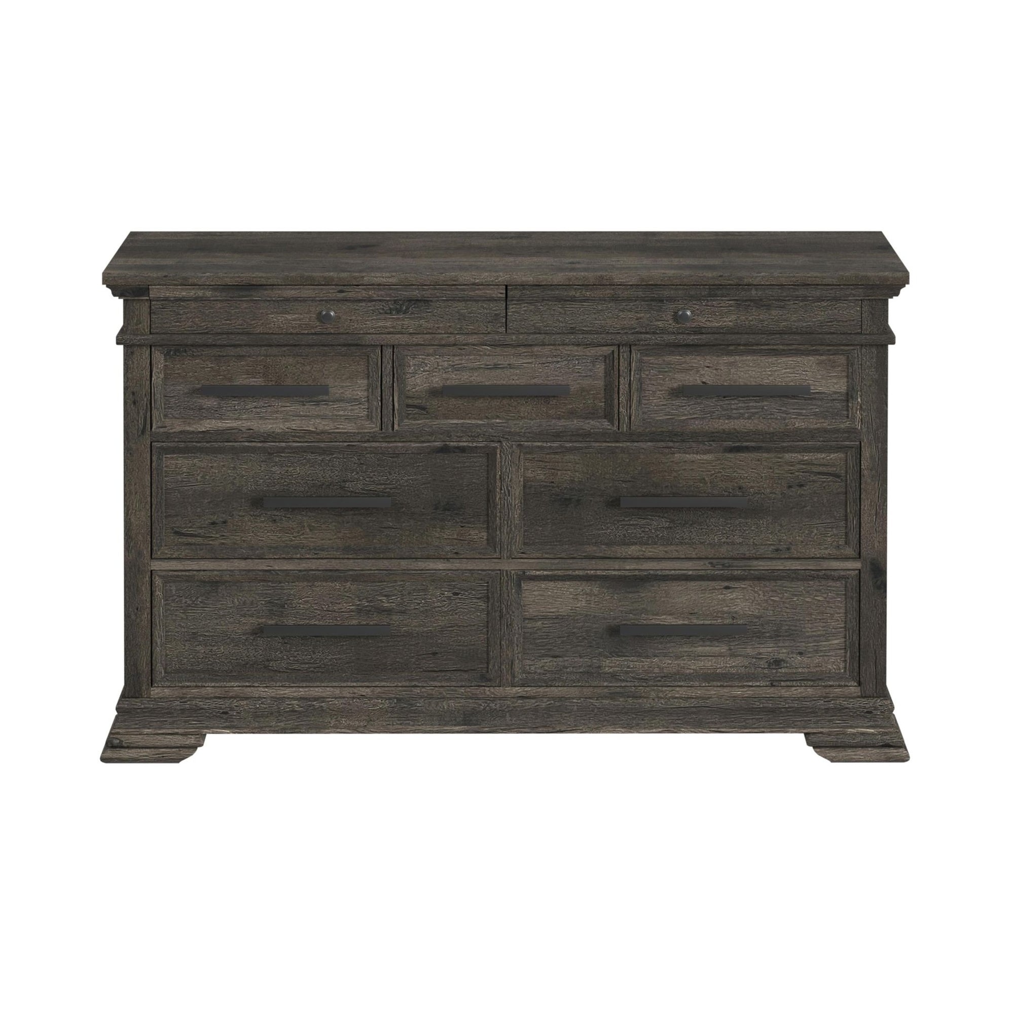 Park Ridge 9-Drawer Dresser In Charcoal
