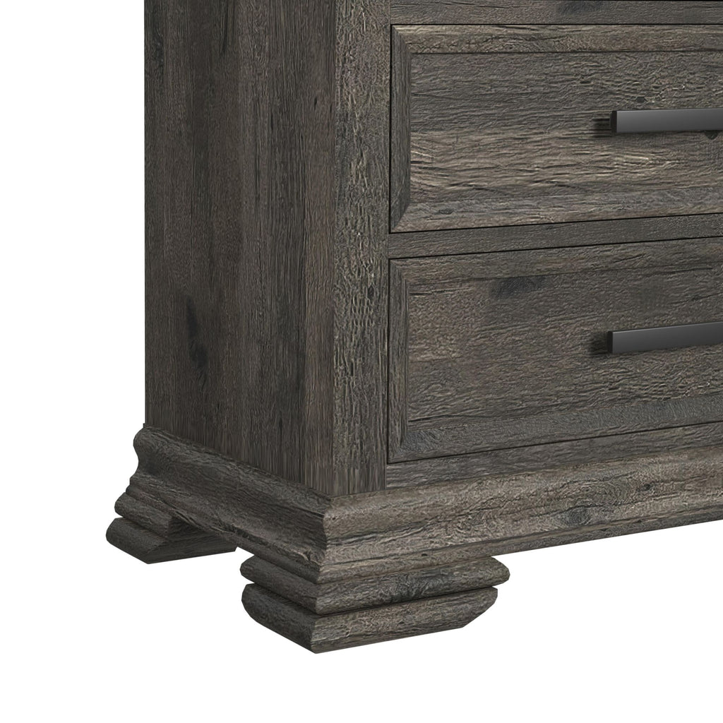 Park Ridge 9-Drawer Dresser In Charcoal