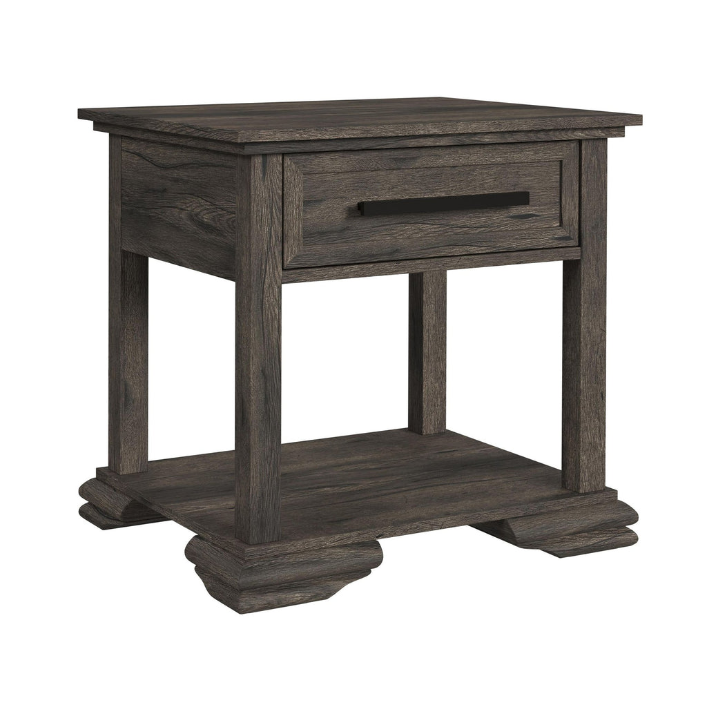 Park Ridge End Table In Charcoal