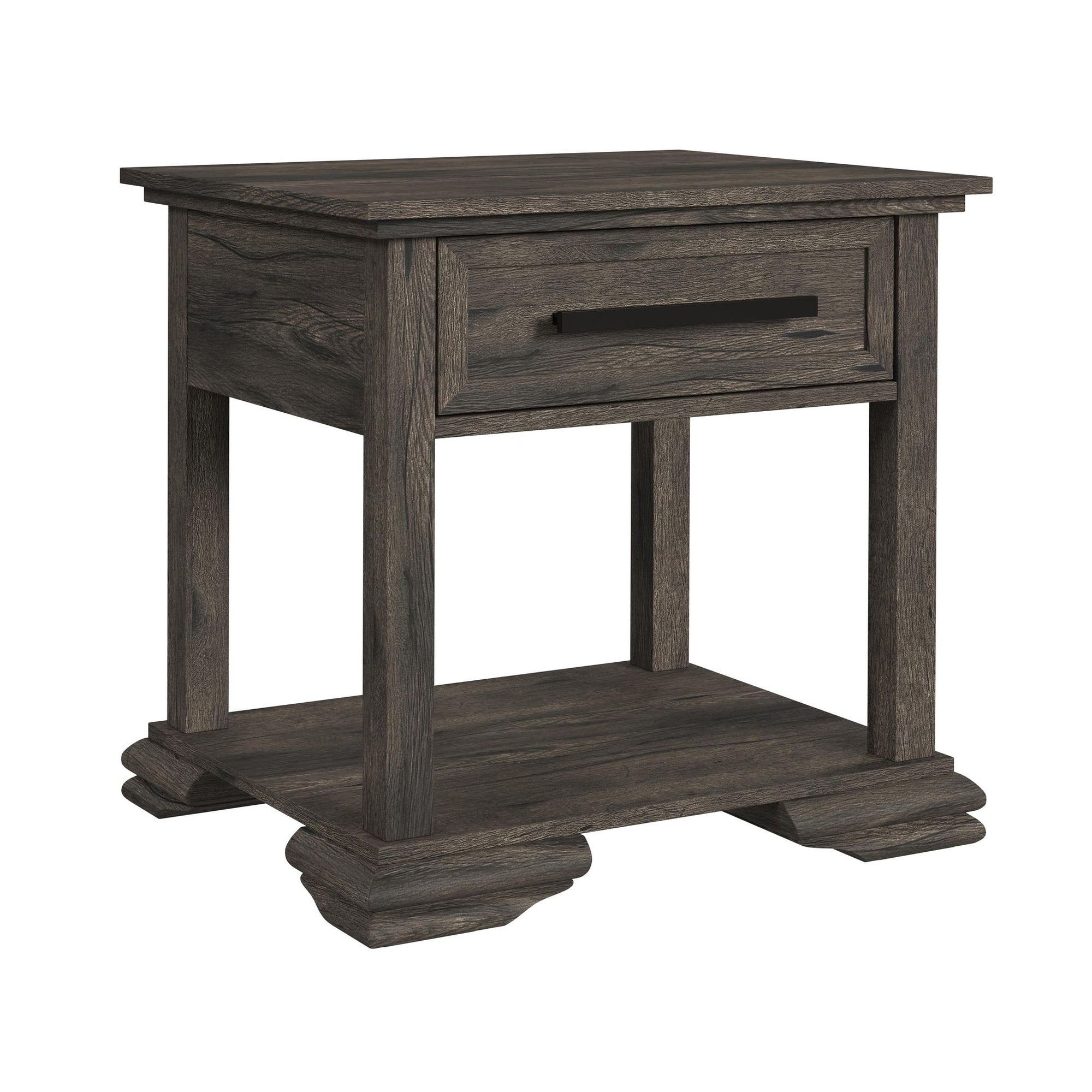 Park Ridge End Table In Charcoal