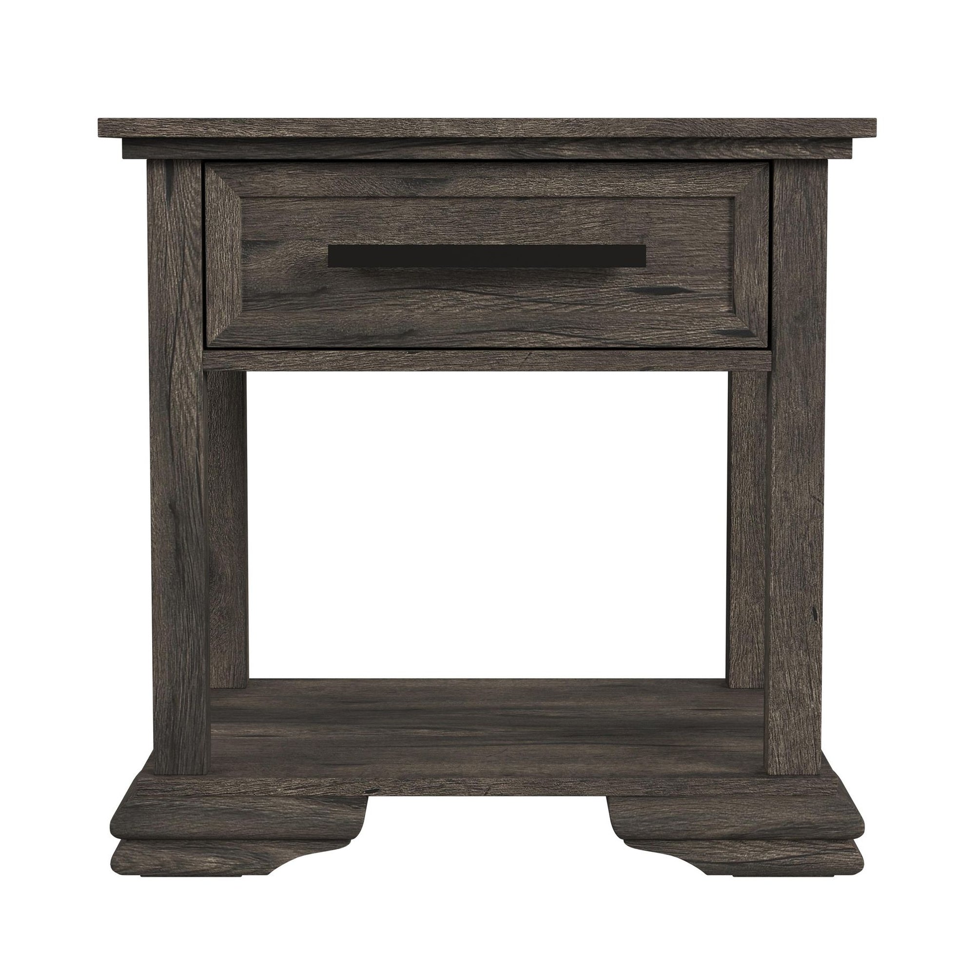 Park Ridge End Table In Charcoal