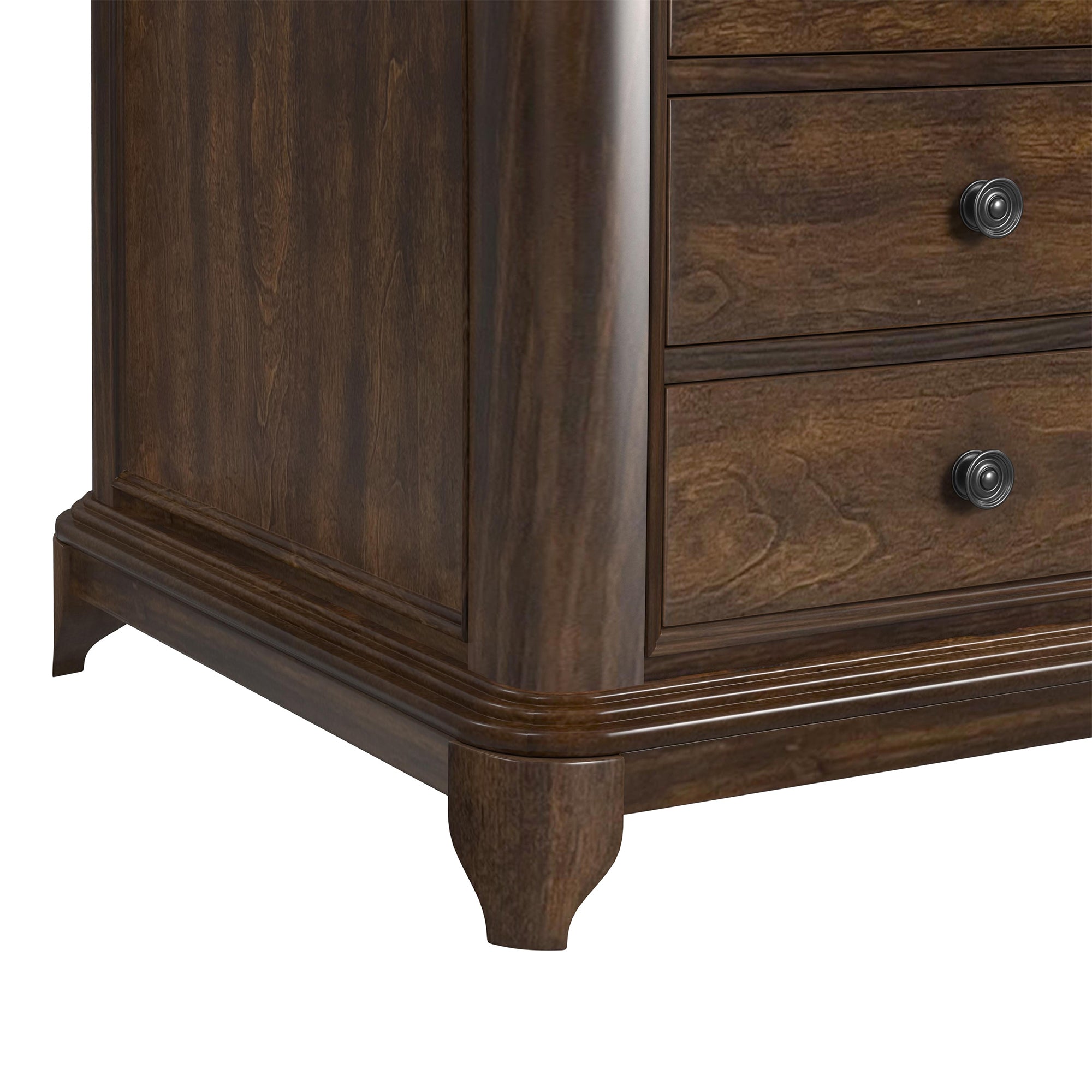 Phillipe 2-Drawer Cabinet With Usb In Cherry