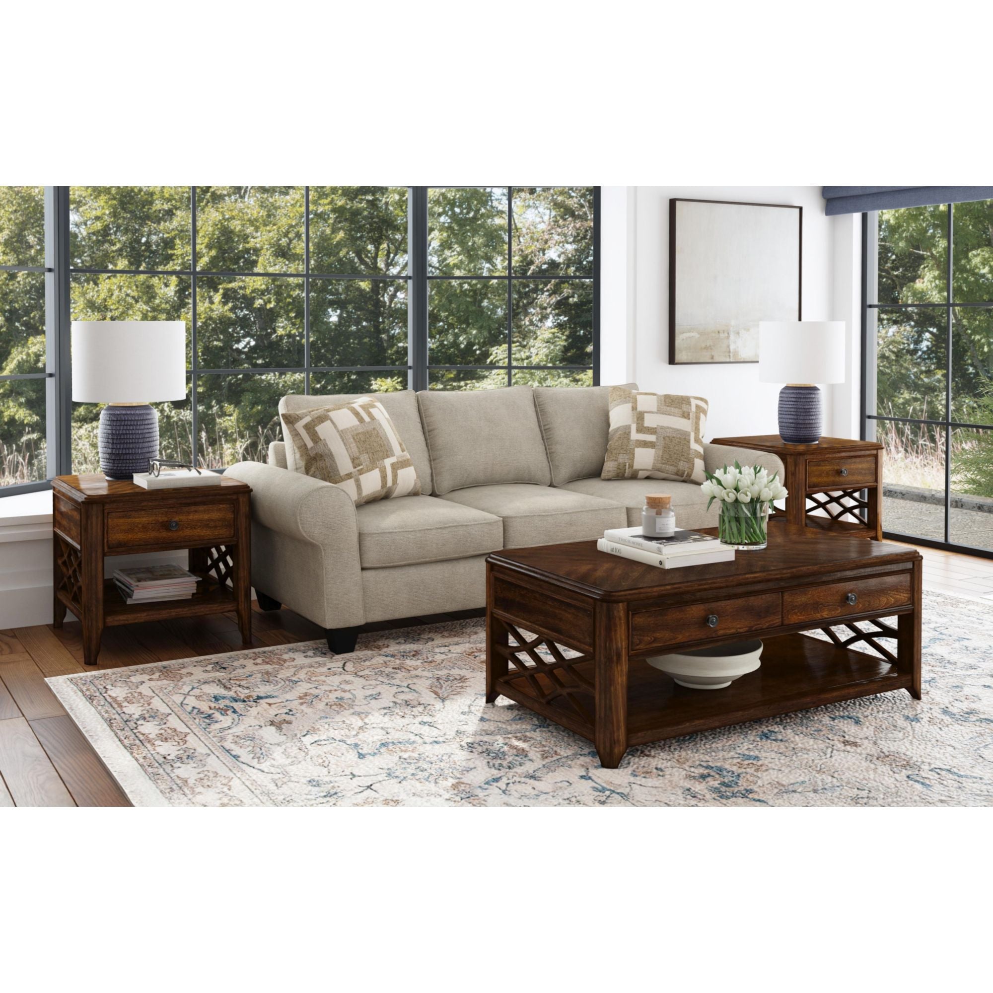 Phillipe End Table In Cherry