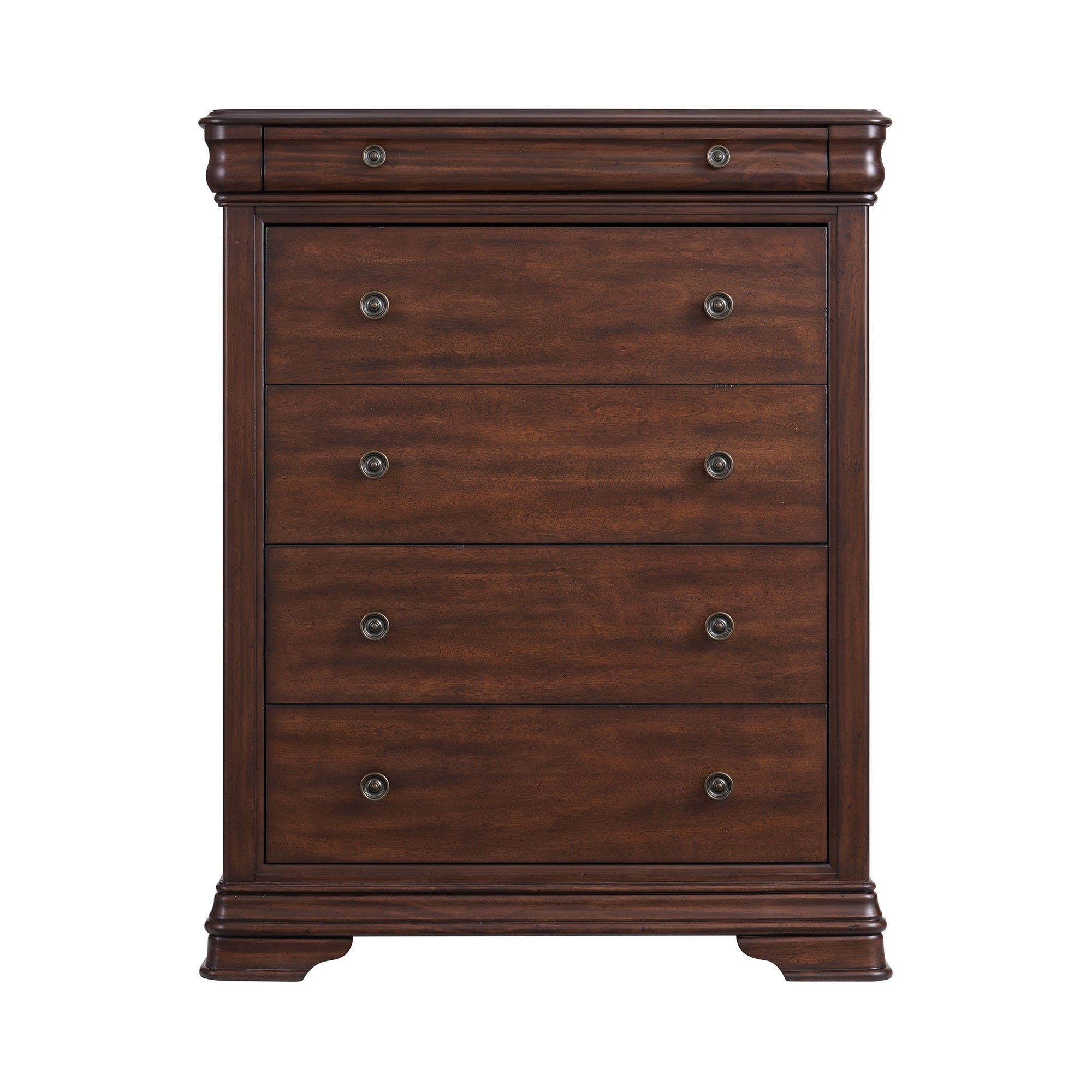 Phillipe 5-Drawer Chest In Cherry