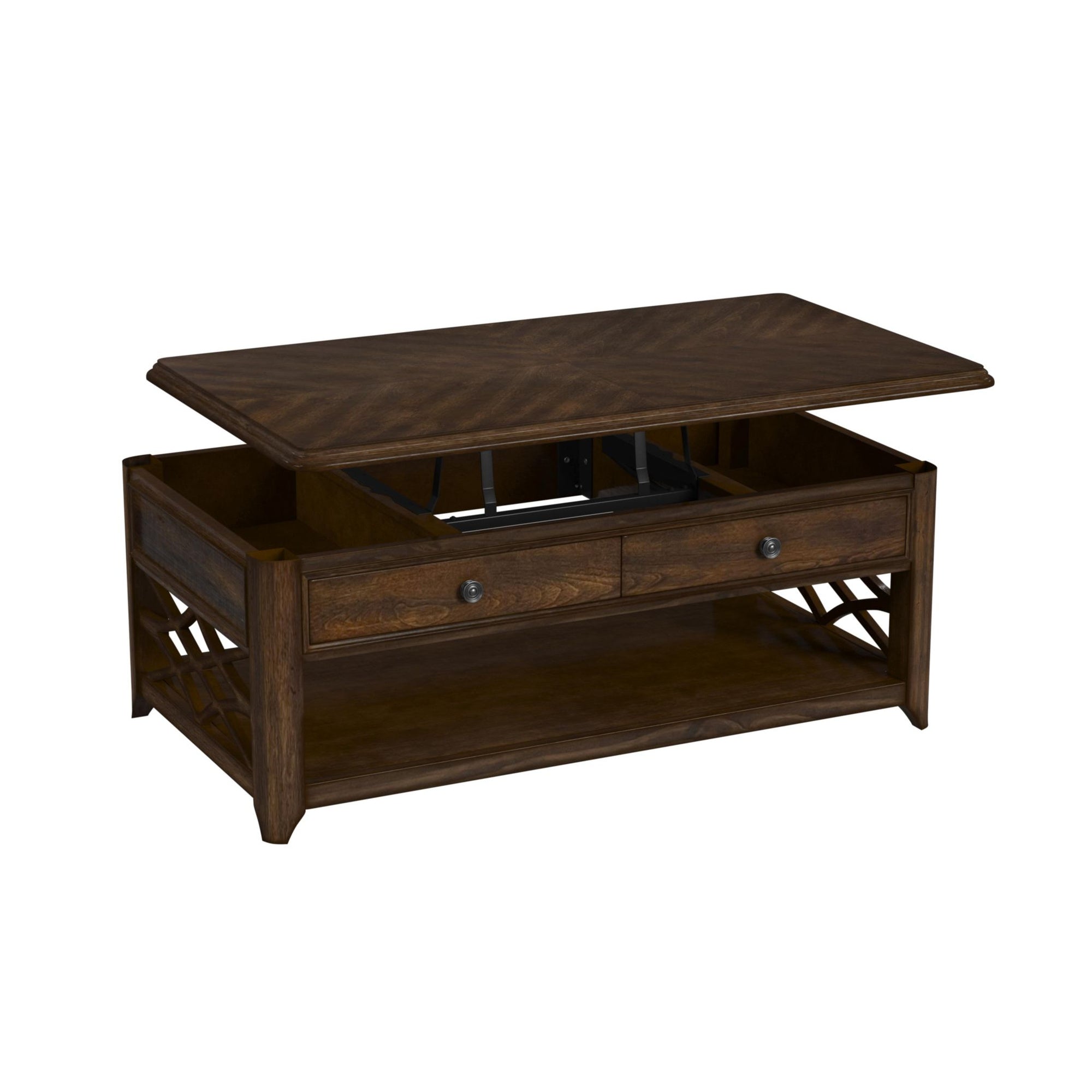 Phillipe Lift-Top Coffee Table In Cherry