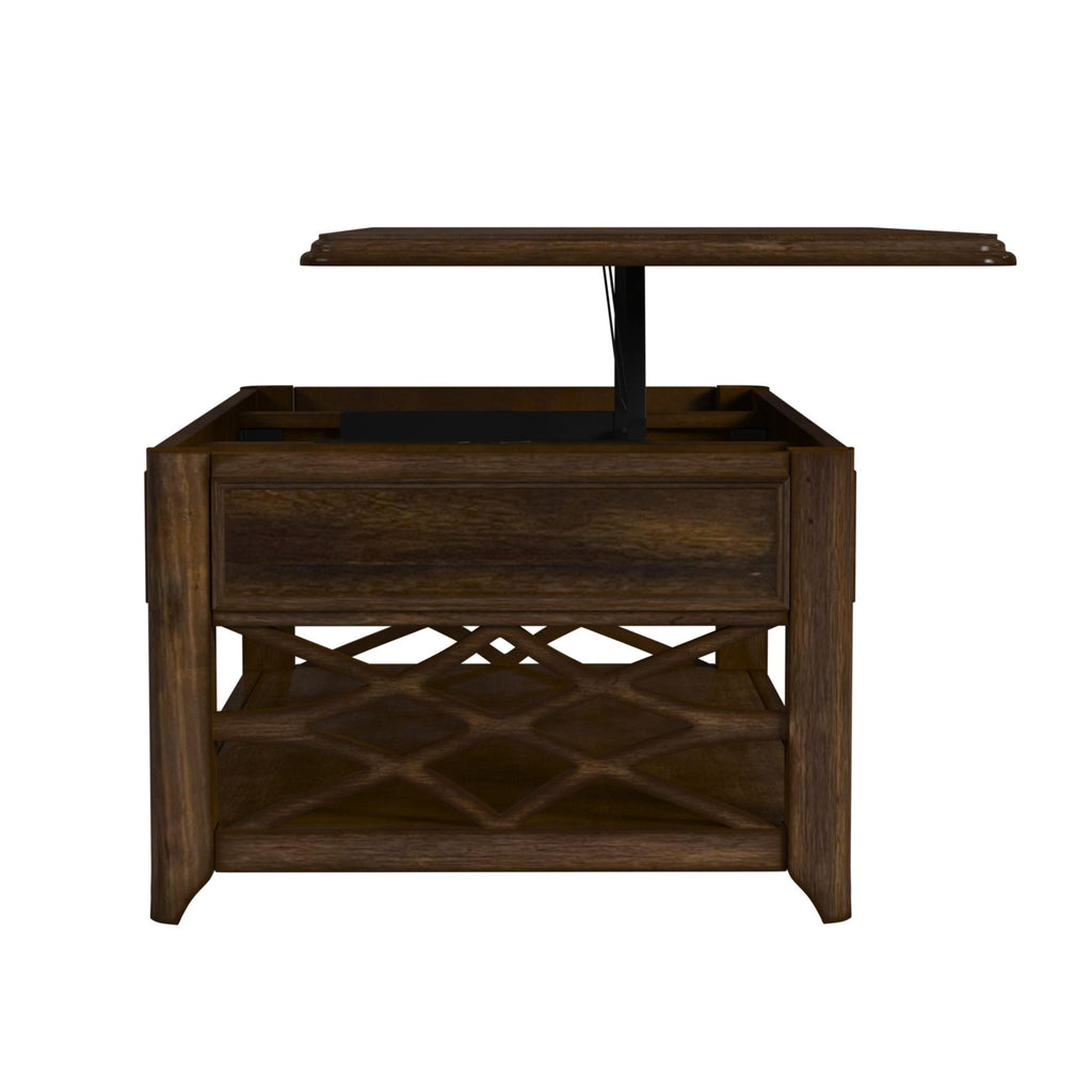 Phillipe Lift-Top Coffee Table In Cherry