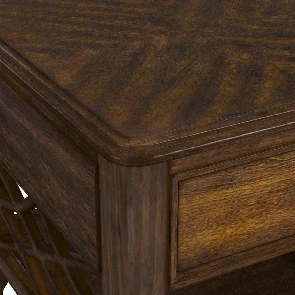 Phillipe Lift-Top Coffee Table In Cherry
