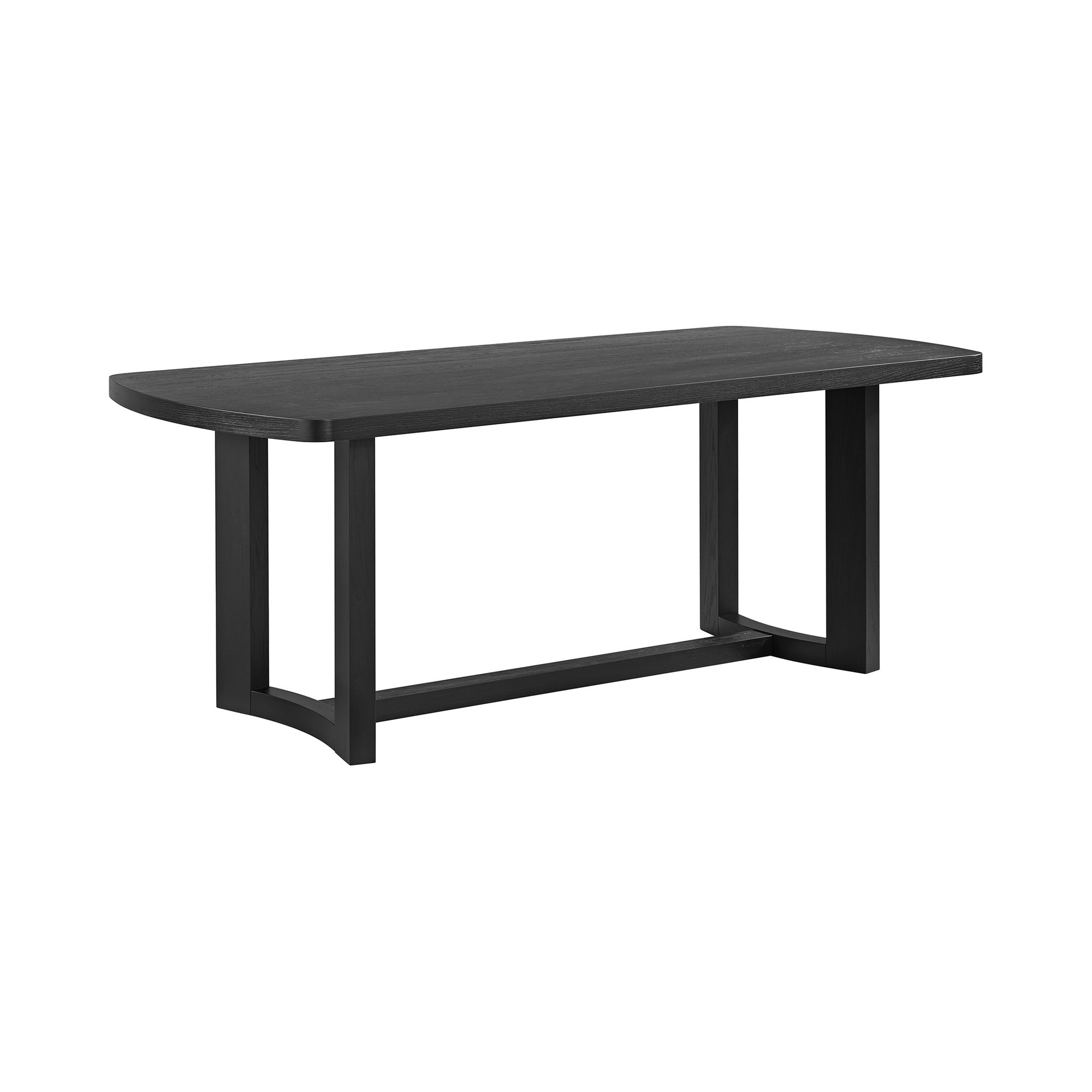 Portland Rectangular Dining Table In Black