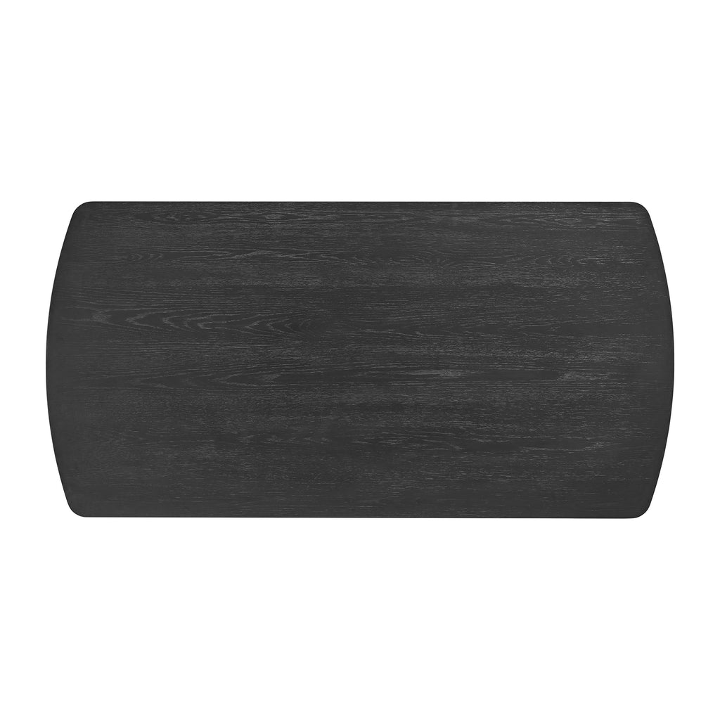 Portland Rectangular Dining Table In Black