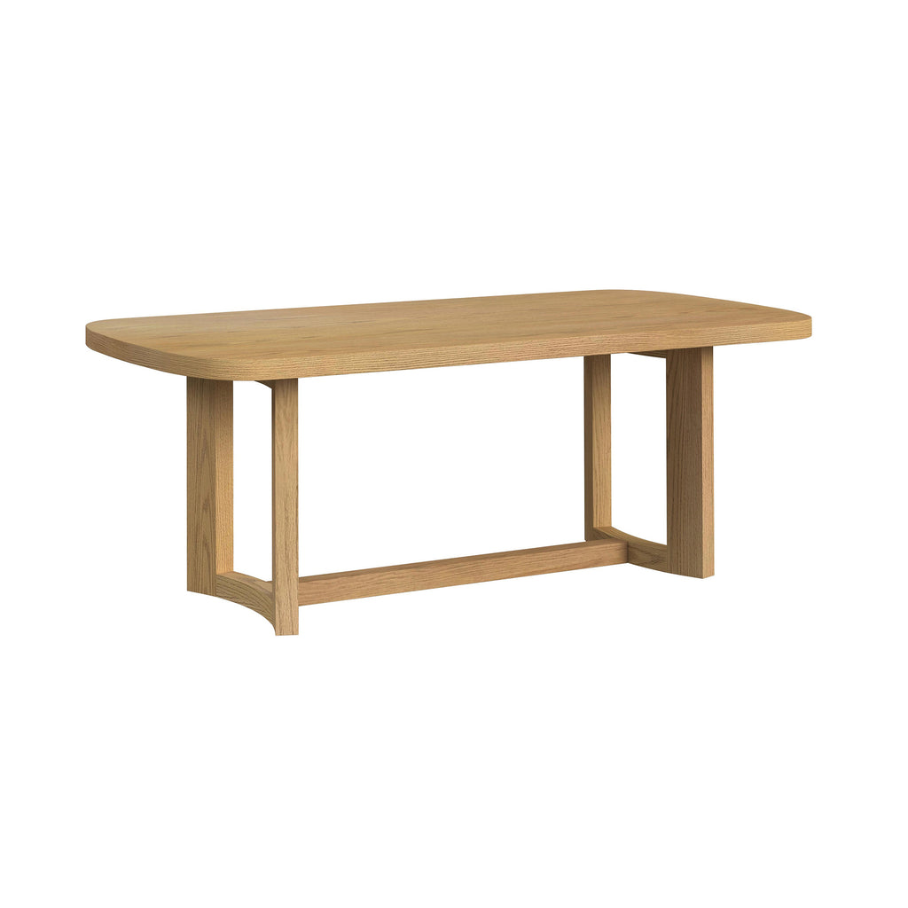 Portland Rectangular Dining Table In Natural