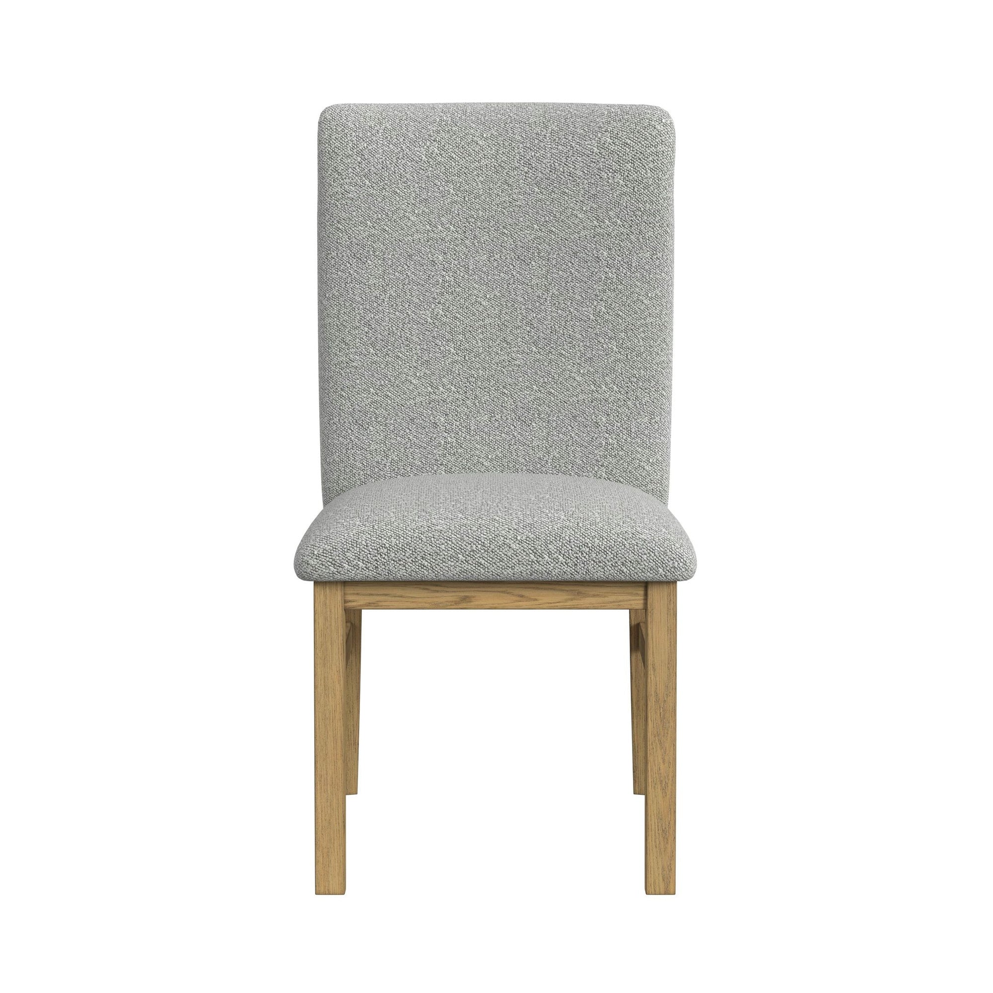 Portland Side Chair With Grey Fabric (Pgy1113-4) In Natural (2 Per Carton)